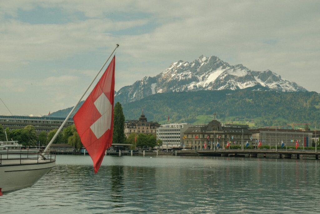 Photo Swiss flag